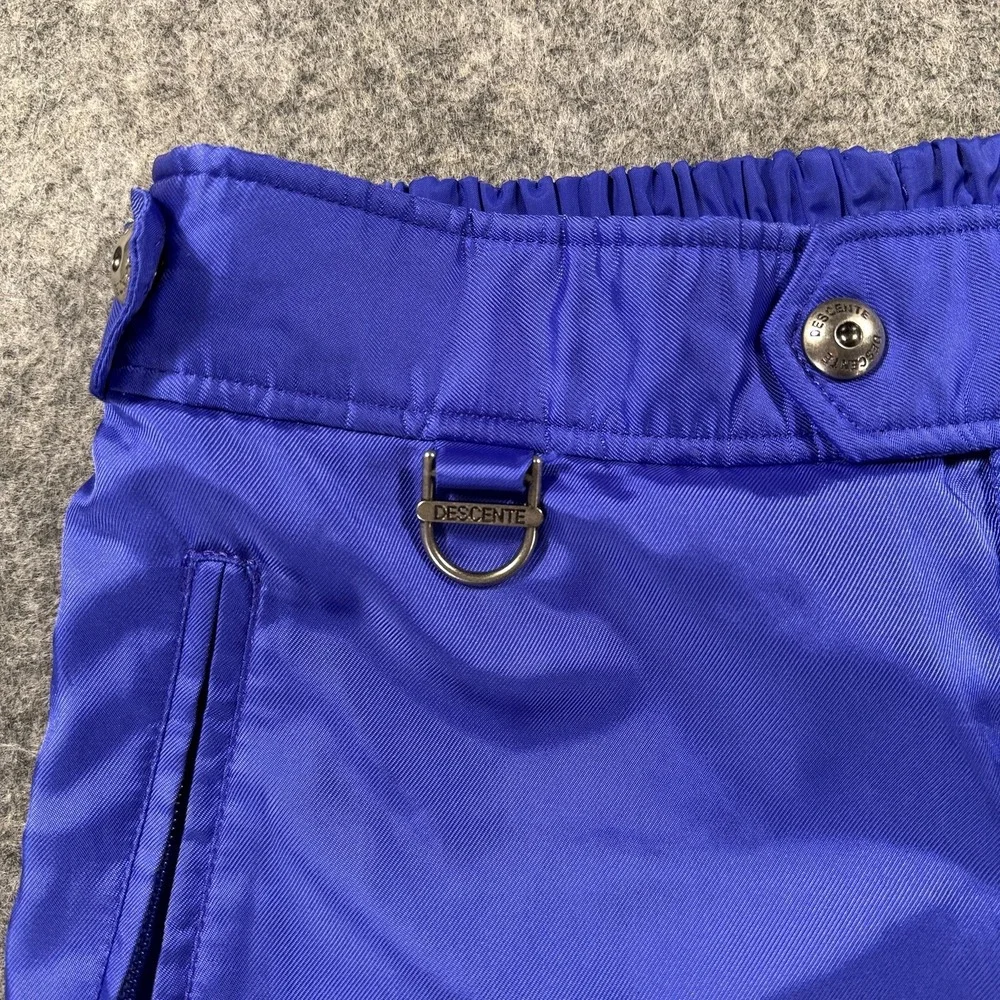 Vintage Descente Snow Pants Mens 36 Blue Entrant‎ SC Insulated Ski Snowboard 90s